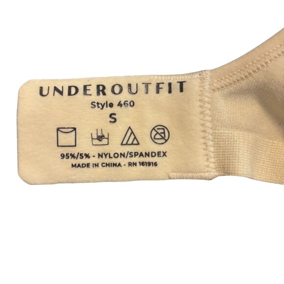 Underoutfit Lightly Lined Full Coverage Bra Beige Size Small - Picture 8 of 8